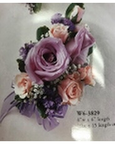 purple rose and mini rose